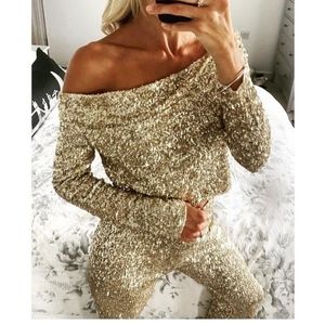 Zara Limited edition sequin top